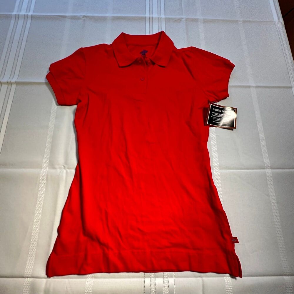 Dickies Girls Polo Shirt Size Medium NWT